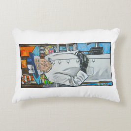 Königin Elisabeth am Bahnhof Paddington Dekokissen