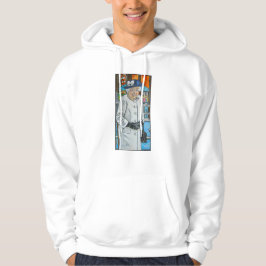 Königin Elisabeth am Bahnhof Paddington Hoodie