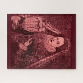 Königin Elisabeth I. in Rosa Puzzle (Horizontal)
