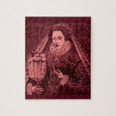 Königin Elisabeth I. in Rosa Puzzle (Vertikal)
