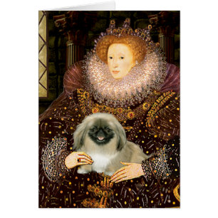 Königin Elisabeth I. - Pekingese