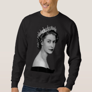 Königin Elisabeth II. Britische Kronenkönigin E Sweatshirt