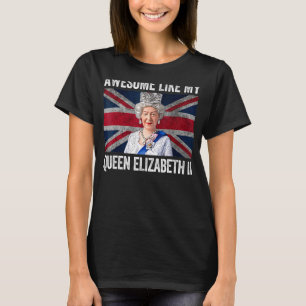Königin Elisabeth II. Britische Kronenkönigin E T-Shirt