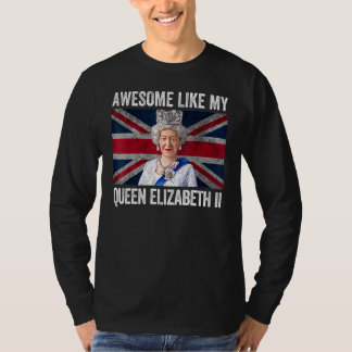 Königin Elisabeth II. Britische Kronenkönigin E T-Shirt