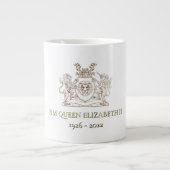 Königin Elisabeth II. Gedenkstätte Keepake Tee Tas Jumbo-Tasse (Vorderseite)
