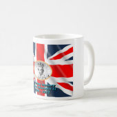 Königin Elisabeth II. liebt das Gedächtnis Kaffeetasse (VorderseiteRechts)