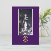 Königin Elisabeth II. Portrait Einladung (Stehend Vorderseite)