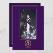 Königin Elisabeth II. Portrait Einladung (Vorne/Hinten)