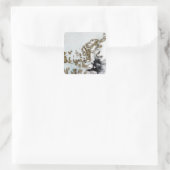 Königin Elisabeth Islands 2 Quadratischer Aufkleber (Tasche)