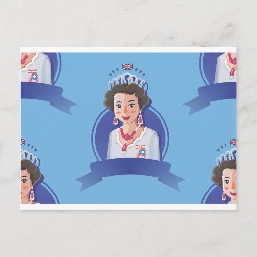 Königin elizabeth 2 postkarte (Vorderseite)