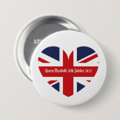 Königin Elizabeth 70. Jubilee 2022 Button (Vorne & Hinten)