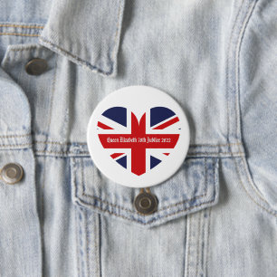 Königin Elizabeth 70. Jubilee 2022 Button