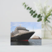 Königin Elizabeth dockt auf der Postkarte der Circ (Stehend Vorderseite)