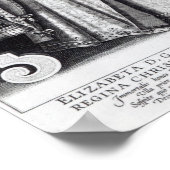 Königin Elizabeth I 1596 Poster (Ecke)