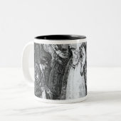 Königin Elizabeth I adelnder Francis Drake Zweifarbige Tasse (Vorderseite Links)