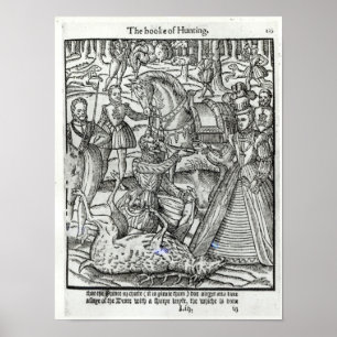 Königin Elizabeth I an einer Hirschjagd Poster