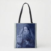 Königin Elizabeth I. blau Tasche (Vorderseite)