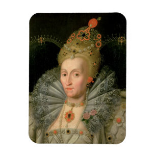 Königin Elizabeth I (Büstenbild) (siehe auch Magnet