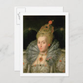 Königin Elizabeth I (Büstenbild) (siehe auch Postkarte (Vorne/Hinten)