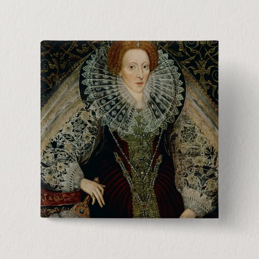 Königin Elizabeth I, c.1585-90 Button (Vorderseite)
