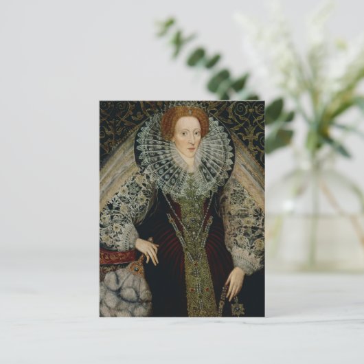 Königin Elizabeth I., c.1585-90 Postkarte (Stehend Vorderseite)