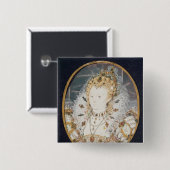 Königin Elizabeth I, c.1595-1600 Button (Vorne & Hinten)