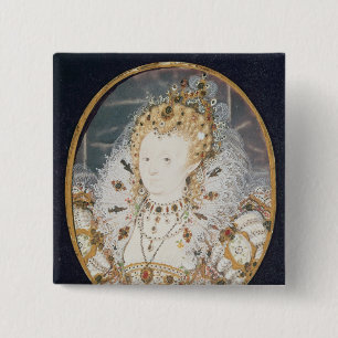 Königin Elizabeth I, c.1595-1600 Button