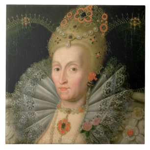 Königin Elizabeth I (Fehlschlaglängenporträt) Fliese