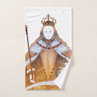 Königin Elizabeth I. - historische Illustration Handtuch