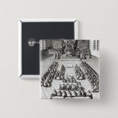 Königin Elizabeth I im Parlament Button (Vorne & Hinten)