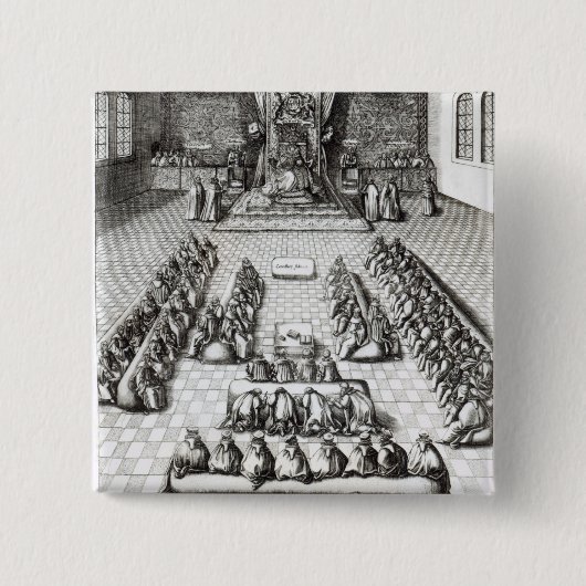 Königin Elizabeth I im Parlament Button (Vorderseite)