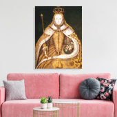 Königin Elizabeth I. in Coronation Robes Leinwanddruck (Insitu (Wohnzimmer))