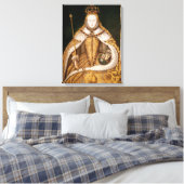 Königin Elizabeth I. in Coronation Robes Leinwanddruck (Insitu (Schlafzimmer))