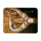 Königin Elizabeth I. in Coronation Robes Magnet (Horizontal)