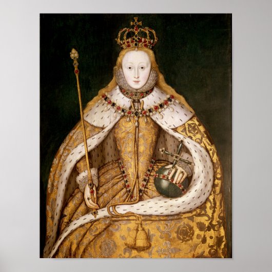 Königin Elizabeth I. in Coronation Robes Poster (Vorne)