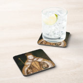 Königin Elizabeth I in den Krönungs-Roben Getränkeuntersetzer (Rechte Seite)