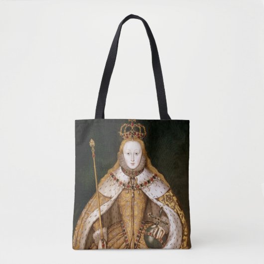 Königin Elizabeth I in den Krönungs-Roben Tasche (Vorderseite)