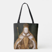 Königin Elizabeth I in den Krönungs-Roben Tasche (Rückseite)