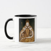 Königin Elizabeth I in den Krönungs-Roben Tasse (Links)