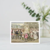 Königin Elizabeth I. in Prozession mit ihren Höfen Postkarte (Stehend Vorderseite)