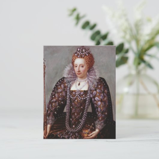 Königin Elizabeth I mit Perlen (Stehend Vorderseite)