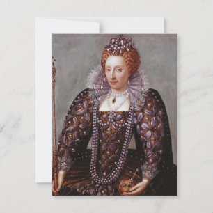 Königin Elizabeth I mit Perlen