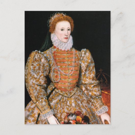 Königin Elizabeth I. Postkarte (Vorderseite)