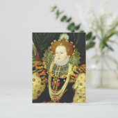 Königin Elizabeth I. von England, die Perlen trägt Postkarte (Stehend Vorderseite)