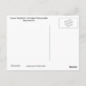 Königin Elizabeth I. von England Matryoshka Postca Postkarte (Rückseite)