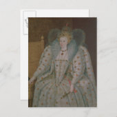 Königin Elizabeth I. von England und Irland Postkarte (Vorne/Hinten)