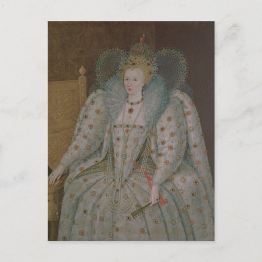 Königin Elizabeth I. von England und Irland Postkarte (Vorderseite)