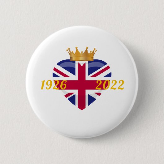 Königin Elizabeth II, 1926-2022 Button (Vorderseite)