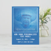 Königin Elizabeth II 1926-2022 Einladung (Stehend Vorderseite)