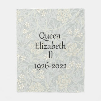 Königin Elizabeth II 1926-2022 Fleece Blanket